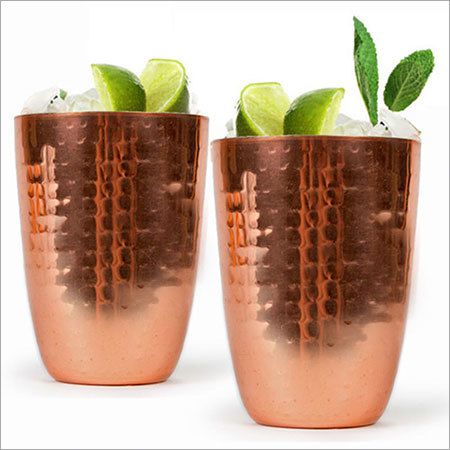 Hammered Copper Julep Cups