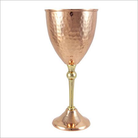 Copper Golblet wine Cup