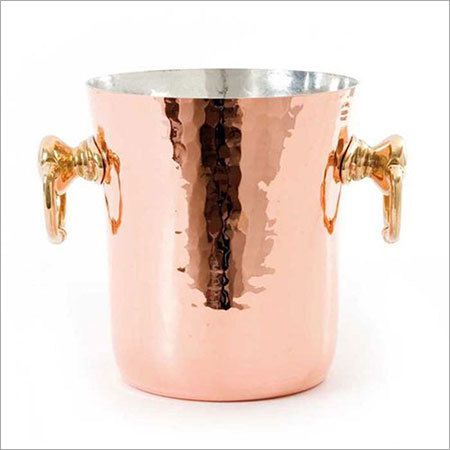 Pure Copper Hammered Bucket
