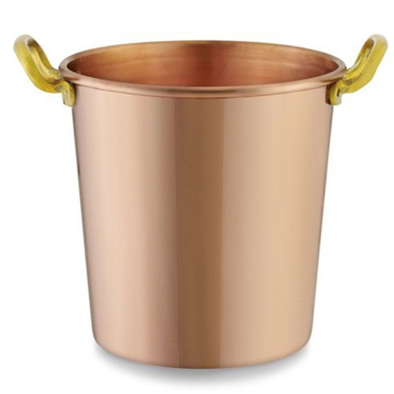 Wine Ice Bucket pure Copper Brass Handle