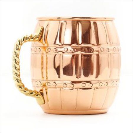 Copper Moscow Mule Barrel Mug
