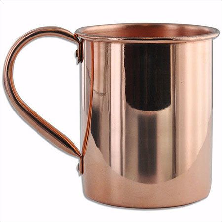Riveted Handle Pure Copper Moscow Mule Mug