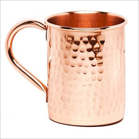 Copper Hammered Moscow Mule Mug for Cocktail