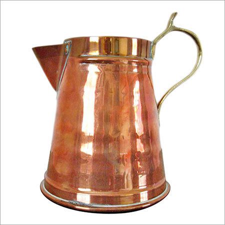 Vintage Copper handcrafted Tankard brass handle