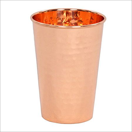 Pure Copper Hammered Drinking Tumbler