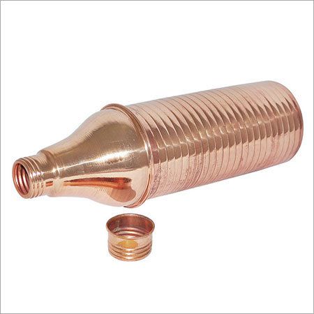 Pure Copper Bottles Joint Free with Ayurvedic Benefited 100% Pure & Leak Proof