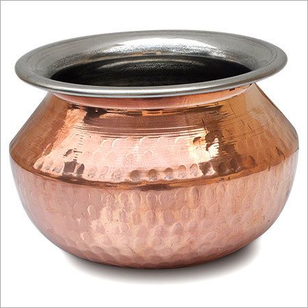 Copper Steel Handi Pot