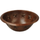 Bathrooms Hand Hammered Pure Copper Vanity Sink for Countertop with design