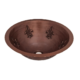 Bathrooms Hand Hammered Pure Copper Vanity Sink for Countertop with design