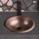 Bathrooms Hand Hammered Pure Copper Vanity Sink for Countertop