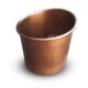 39-Inch Round Japanese Soaking Style Antique Finish Copper Bathtub