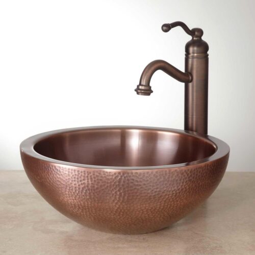 Hand Hammered Pure Copper Sinks Basin