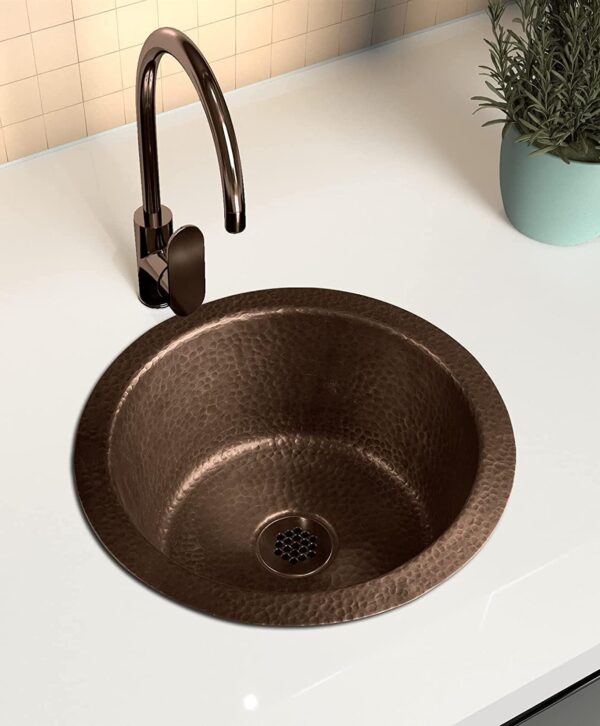 Hand Hammered Pure Copper Sinks