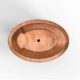 Oval Japanese Soaking Style Antique Finish Copper Bathtub