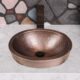 Oval Bathrooms Hand Hammered Pure Copper Vanity Sink for Countertop (Copy)