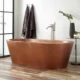 Double Flat Edged Hammered Bath