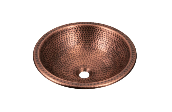 Bathrooms Hand Hammered Pure Copper Vanity Sink for Countertop