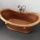 Copper Bathtub with Handles