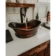 Premier Copper 20 inches Bathtub Vessel Hammered Copper Sink