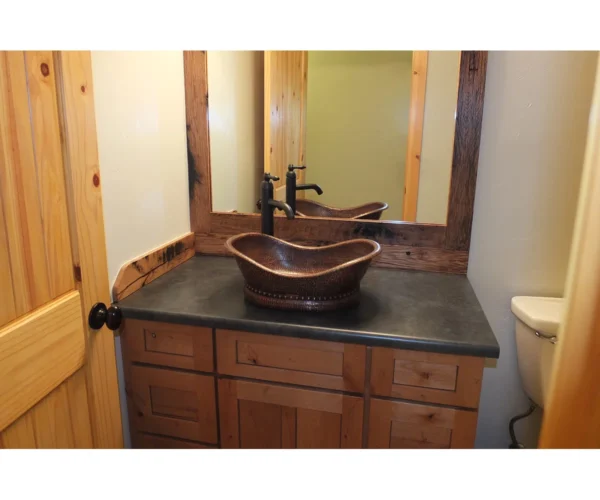 Premier Copper 20 inches Bathtub Vessel Hammered Copper Sink