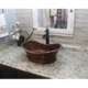 Premier Copper 20 inches Bathtub Vessel Hammered Copper Sink