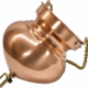 Pure Copper Shirodhara Pot Ayurvedic Equipment with Control Valve and Brass Chain