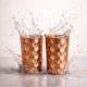 Pure Copper Dimond Tumblers for Drinking