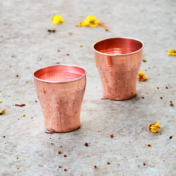 Copper Hammered Tumbler