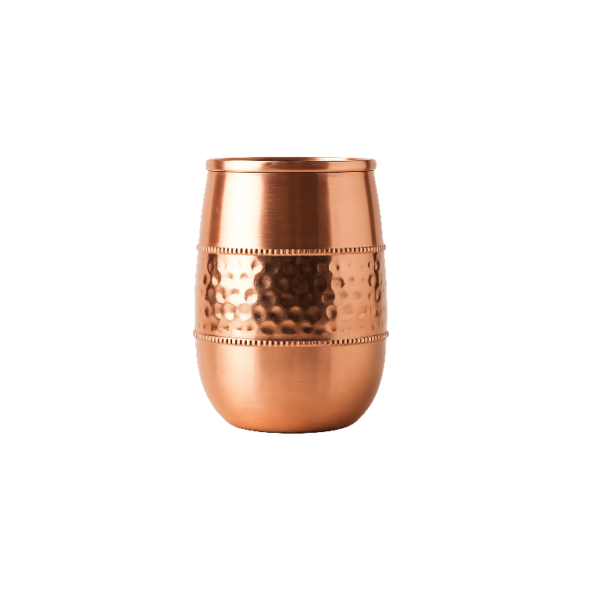 Pure handmade Copper Drinking Glass 350ml, Hammered Copper Tumbler, Ayurvedic Water Cup, Handmade Copper Drink-ware, Kitchen Gift