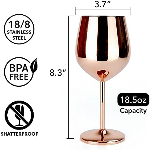 41W3yLXH+ML._AC_ Copper Plated Stainless Steel Wine Glasses