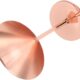 Copper Plated Stainless Steel Martini Glasses