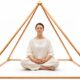 Meditation Copper Pyramid Kit for Healing Energy, Relaxation, Pranayama, Sleep, Meditation Accessory Tool