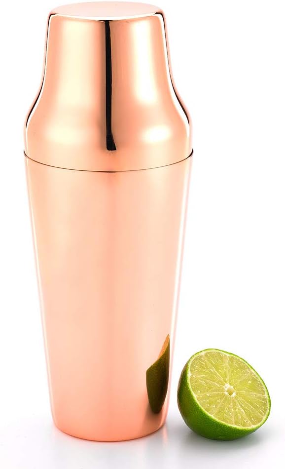 51N2JVmNgtL._AC_SL1000_ French Cocktail Shaker (Copper plated) 600 ml