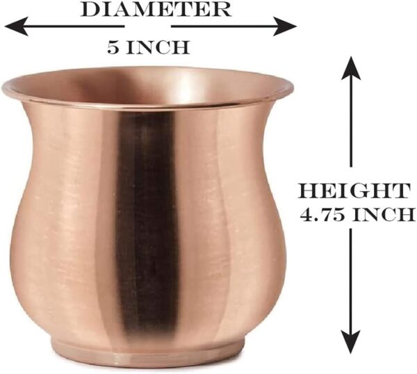 Living Copper Plated Flower Vase