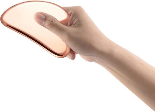 Gua Sha Tool Pure Copper Scraping Facial Massager Guasha Board for Neck and Face