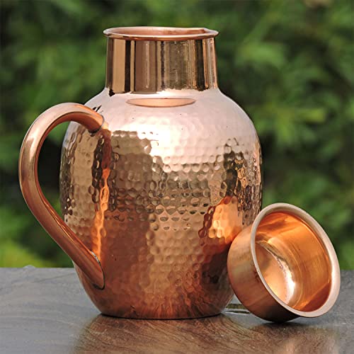 Pure Copper Hammered Jug Copper Pitcher