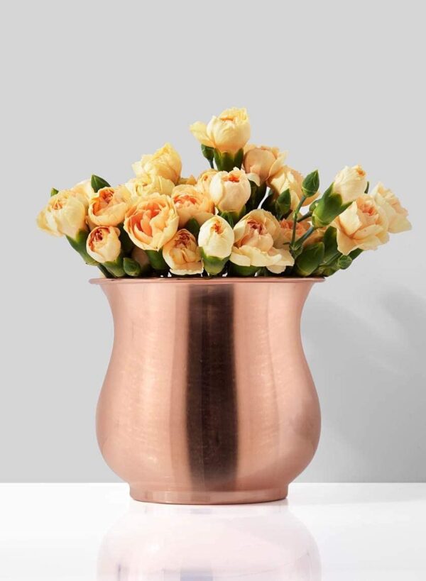 Living Copper Plated Flower Vase