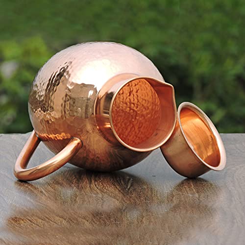 Pure Copper Hammered Jug Copper Pitcher