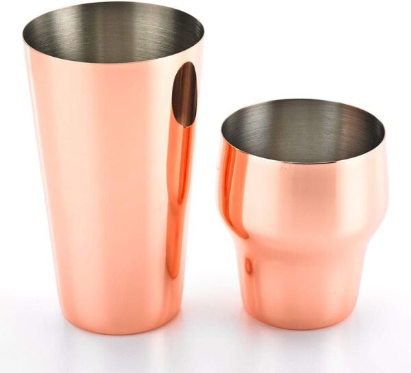 51ymE0Wc5EL._AC_SL1000_ French Cocktail Shaker (Copper plated) 600 ml