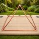 Meditation Copper Pyramid Kit for Healing Energy, Relaxation, Pranayama, Sleep, Meditation Accessory Tool