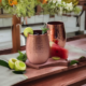 Pure Copper Cups  Set of 4, Stemless Tumblers & Wine Glasses