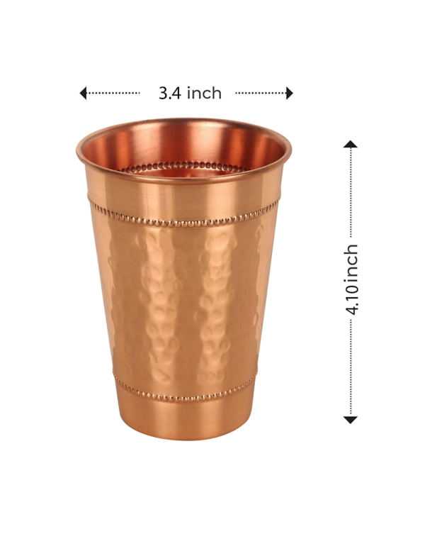 Copper Water Drinking Glasses