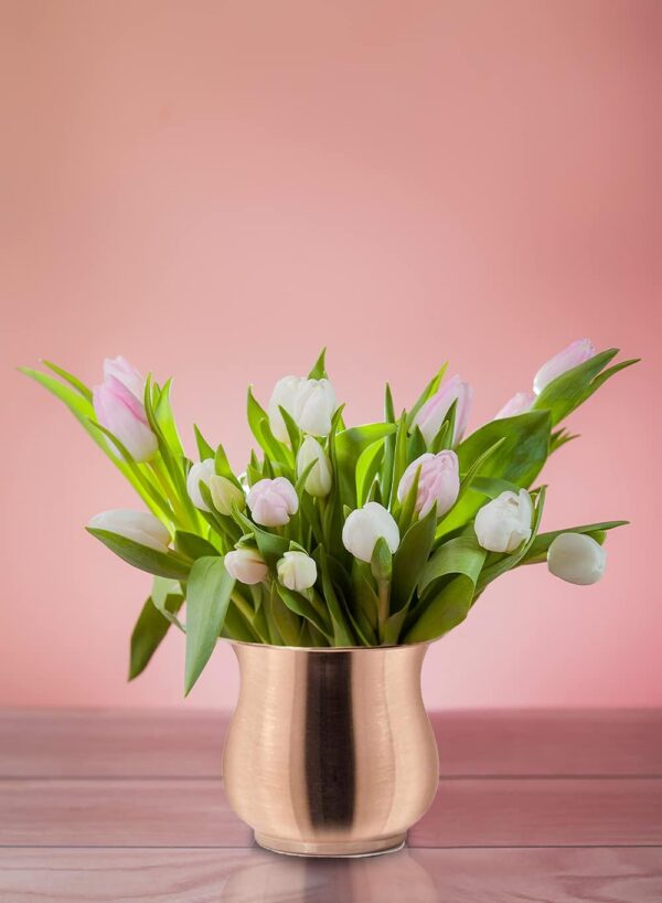 Living Copper Plated Flower Vase