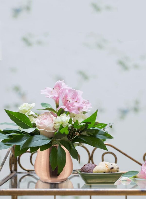 Living Copper Plated Flower Vase