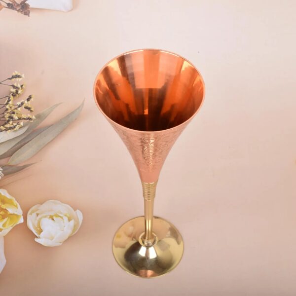 6325811e-0ff5-4a9e-a7c7-de9dba3590d8-1778676449 Hand Engraved Copper Wine Goblet | Rustic Ayurvedic Drinkware | Handmade Copper Cup | Vintage Style
