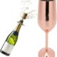 6a Copper Plated Stainless Steel Wine/Flutes Glasses