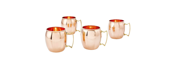 Unlined Moscow Mule Mug, 16-Ounce, 100% Pure Copper
