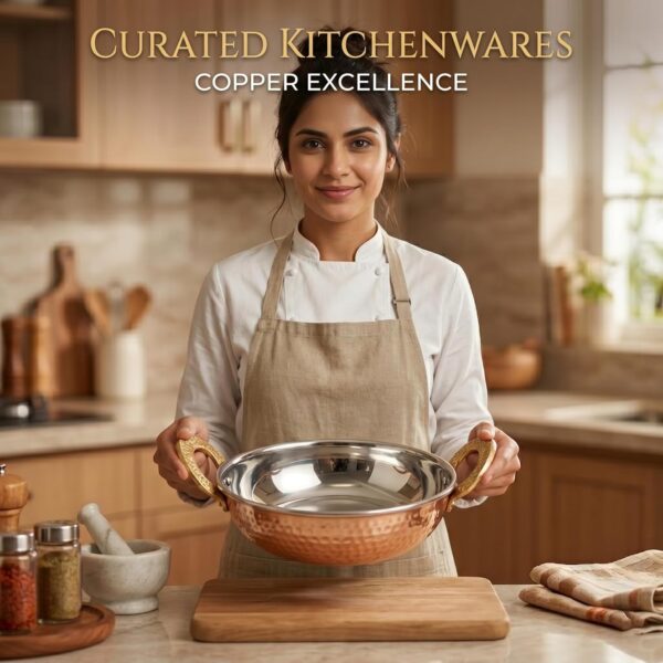 Copper Serving Karahi