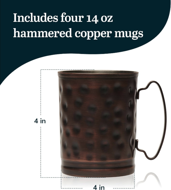 71BinbNSngL._AC_SL1500_ Antique Moscow Mule Mugs with Handle