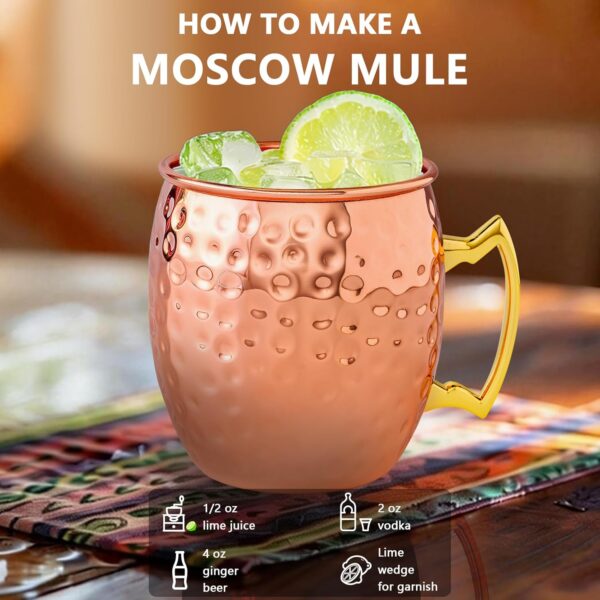 Moscow Mule Pure Copper Mugs